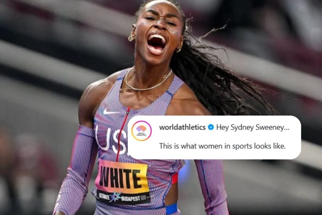World Athletics critica comercial de Sydney Sweeney com provocação