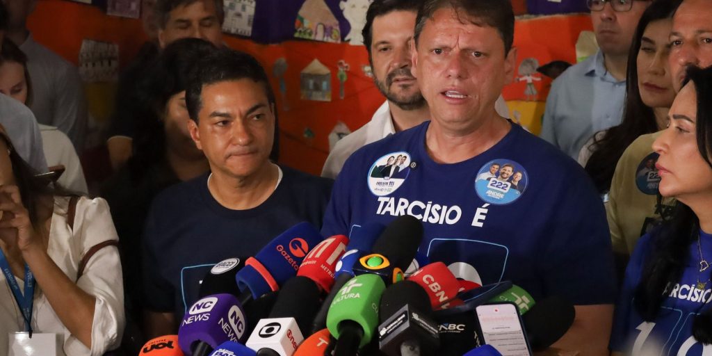 Reeleito em SP, Tarcísio promete mais entregas para o próximo mandato Reeleito em SP, Tarcísio promete mais entregas para o próximo mandato