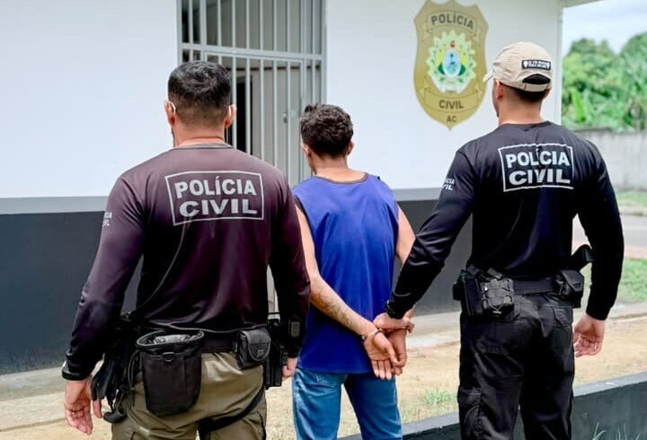 Investigado por roubo a posto de combustíveis é preso em Rodrigues Alves Investigado por roubo a posto de combustíveis é preso em Rodrigues Alves