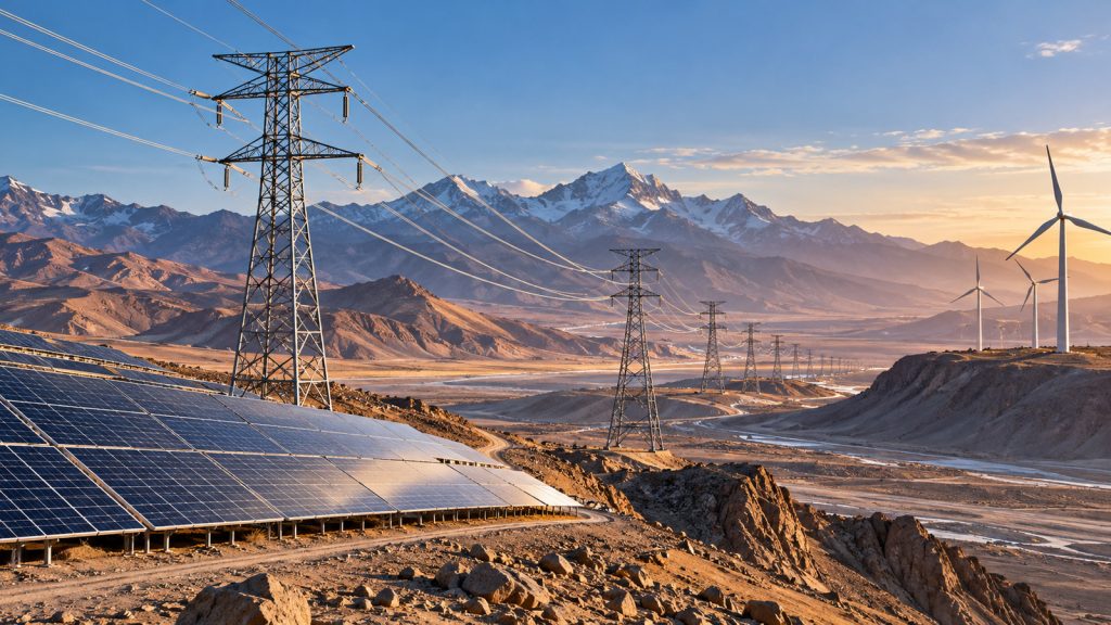 Peru e Chile planejam projeto de US$ 550 milhões para construir linha de transmissão de 1.000 MW e aproveitar excedente de energia solar e eólica Peru e Chile planejam projeto de US$ 550 milhões para construir linha de transmissão de 1.000 MW e aproveitar excedente de energia solar e eólica