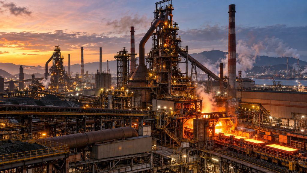 Siderúrgica gigante com capacidade para produzir 5,8 milhões de toneladas de aço por ano transformou pequeno distrito em cidade industrial no RJ Siderúrgica gigante com capacidade para produzir 5,8 milhões de toneladas de aço por ano transformou pequeno distrito em cidade industrial no RJ