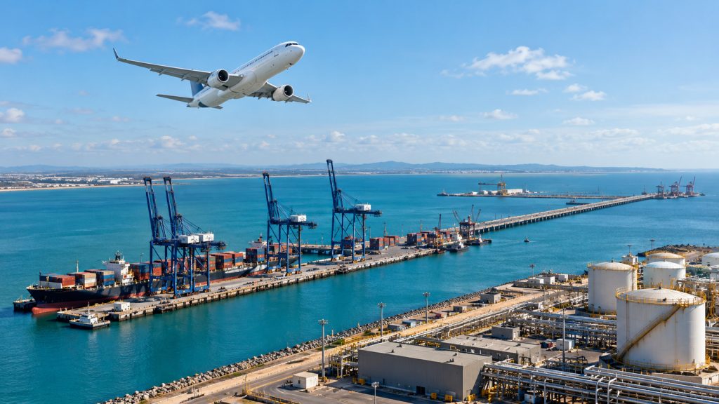 Ceará avança na criação de polo de combustível sustentável para aviões com apoio da Europa e parceria entre SENAI, Porto do Pecém e Rotterdam