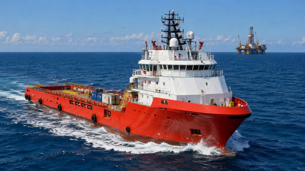 OSM Thome abre vaga para Oficial Eletrotécnico em navio PSV offshore no Brasil