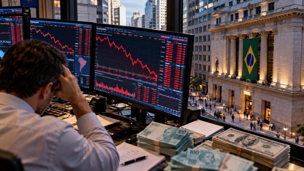 Após reeleição de Lula, investidores estrangeiros cobram ajuste fiscal rápido e banco americano projeta queda de até 30% nas ações brasileiras diante do risco para a economia Após reeleição de Lula, investidores estrangeiros cobram ajuste fiscal rápido e banco americano projeta queda de até 30% nas ações brasileiras diante do risco para a economia