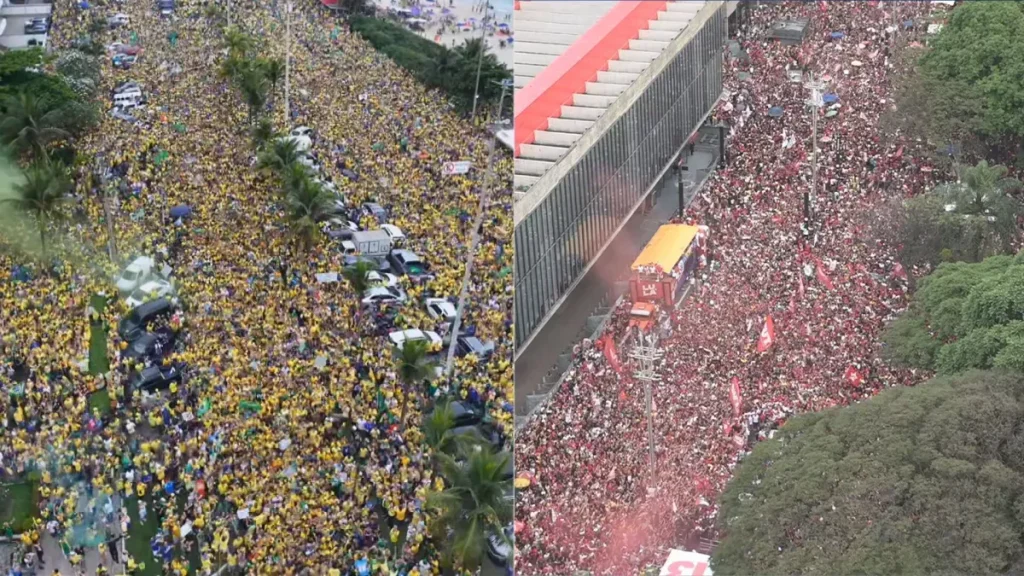Flávio faz ato no Rio e Lula, na avenida Paulista antes do 2º turno