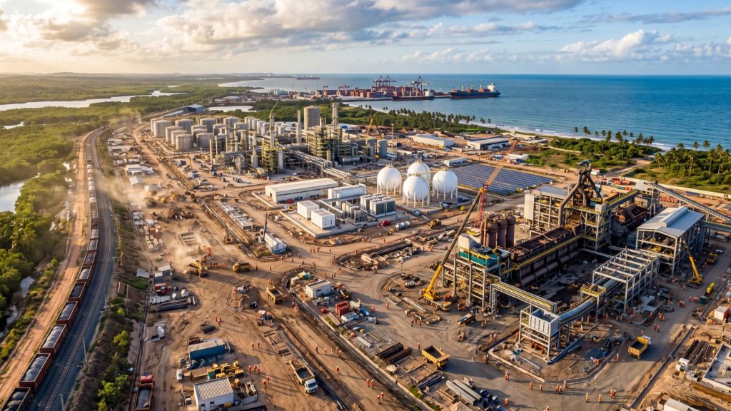 Bacabeira pode virar um dos maiores canteiros industriais do Nordeste, com R$ 23,2 bilhões em biorrefinaria, hidrogênio verde e ferro-esponja para criar 10 mil empregos durante a implantação