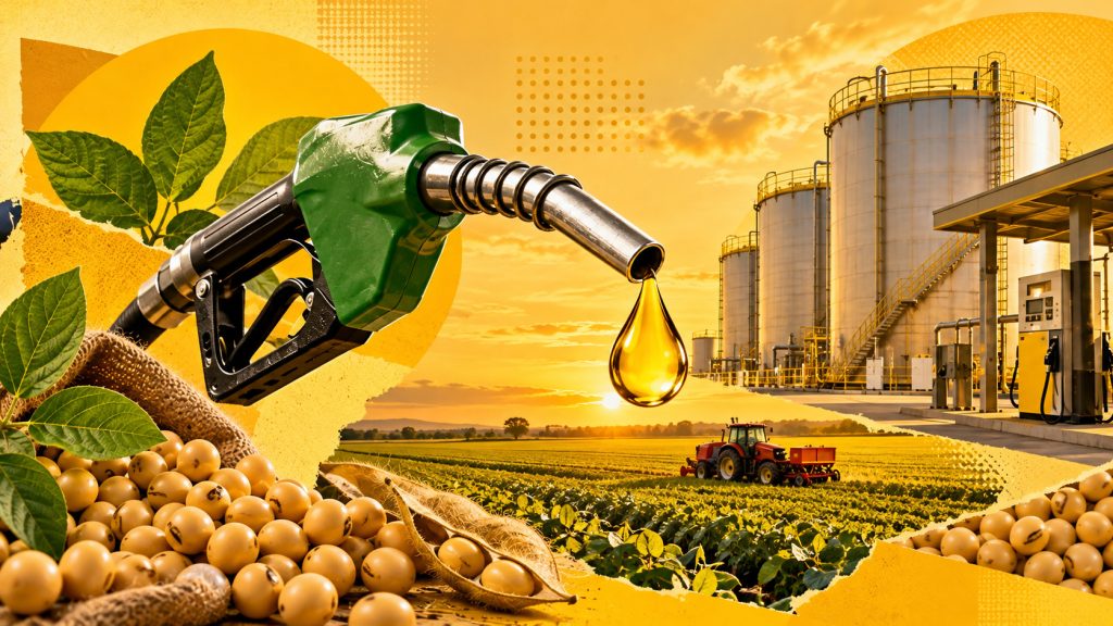 Brasil pode consumir 11 bilhões de litros de biodiesel em 2027 se governo elevar mistura obrigatória para B16, com crescimento de 7% nas vendas e maior demanda por óleo de soja Brasil pode consumir 11 bilhões de litros de biodiesel em 2027 se governo elevar mistura obrigatória para B16, com crescimento de 7% nas vendas e maior demanda por óleo de soja