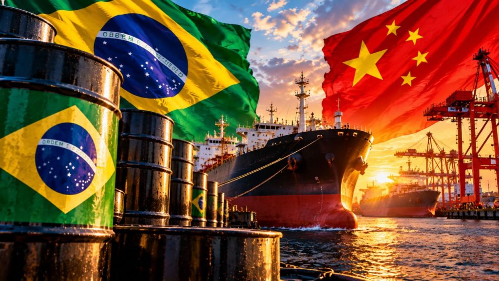 Brasil ganha espaço no maior mercado de petróleo do mundo, supera a Arábia Saudita nas vendas para a China e chega a 1,25 milhão de barris por dia em setembro, mas ainda fica atrás de um fornecedor