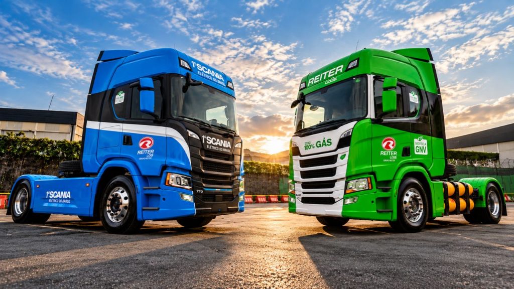 Caminhão elétrico da Scania chega ao Brasil com 250 km de autonomia, enquanto empresa afirma que economia frente ao diesel pode alcançar R$ 7 mil por mês em certas aplicações
