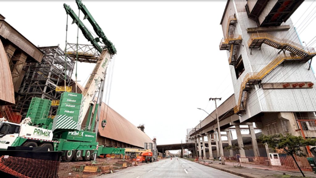 Maior projeto portuário em execução no Brasil, Moegão chega a 96% das obras e terá primeira conexão com terminal privado neste domingo (11), no Paraná