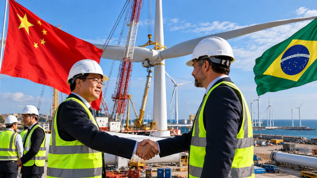 China volta os olhos para a energia eólica brasileira e fala em ampliar investimentos, Mingyang destacou o potencial eólico brasileiro, a cadeia industrial existente e a mão de obra qualificada