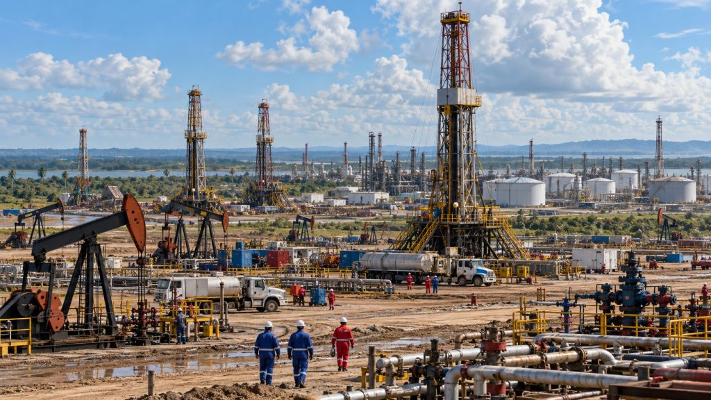 Dona das maiores reservas de petróleo do mundo, Venezuela passou anos produzindo abaixo de seu potencial e agora aposta US$ 76 bilhões, 17 campos petrolíferos e novos acordos com os EUA para mudar essa história