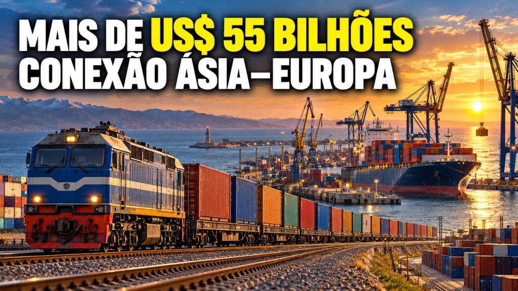 Corredor entre Ásia e Europa precisa de mais de US$ 55 bilhões e pode gerar 2 milhões de empregos até 2040, aponta Banco Mundial Corredor entre Ásia e Europa precisa de mais de US$ 55 bilhões e pode gerar 2 milhões de empregos até 2040, aponta Banco Mundial