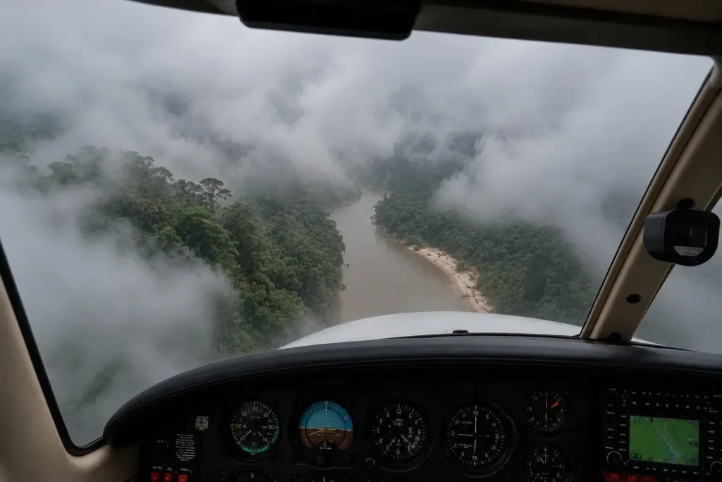 Óleo vaza, motor desliga: entenda a cronologia do pouso forçado de avião no Acre