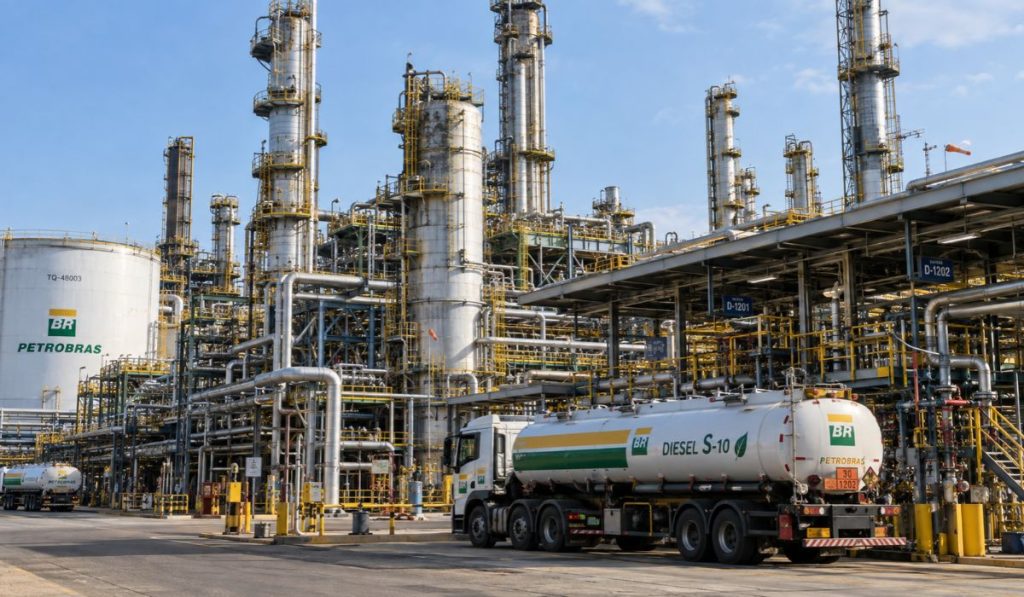 Petrobras avança com projeto gigante no Paraná para processar 5,5 milhões de litros de diesel S-10 por dia