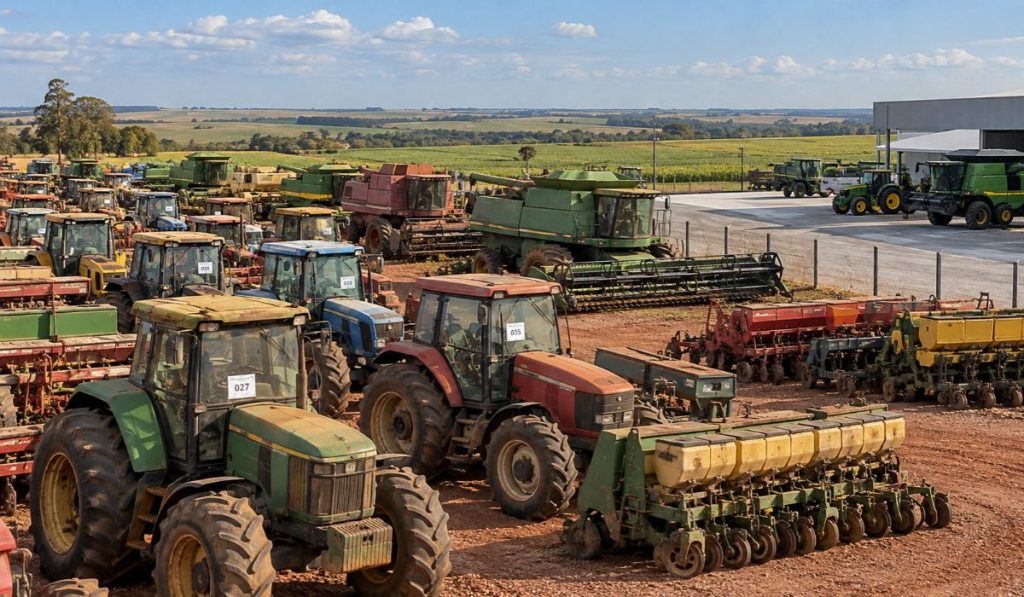 Máquinas agrícolas usadas ganham força com alta de 45% nas ofertas enquanto vendas de equipamentos novos recuam 22,4%
