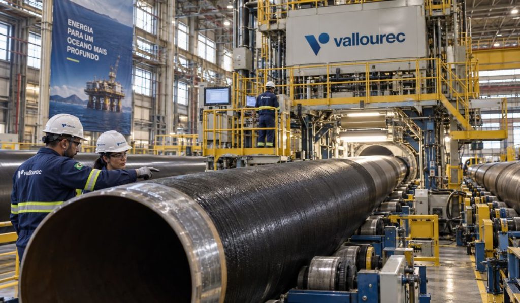 Vallourec inicia no Espírito Santo primeira linha industrial do mundo para nova tecnologia de dutos submarinos usada em águas profundas