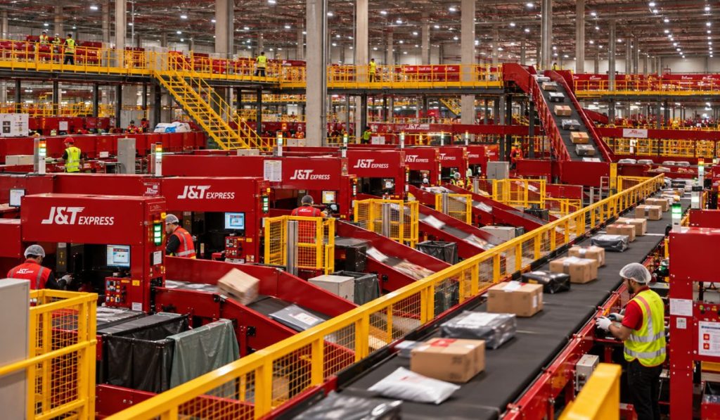 J&T Express investe R$ 75 milhões em Guarulhos, instala 4,1 km de esteiras e abre mais de 1.200 vagas em novo centro logístico