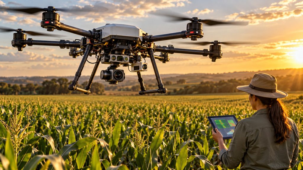 Cientistas brasileiros usam drones e inteligência artificial para encontrar milho tolerante à seca e alcançam mais de 90% de acerto em parte dos testes