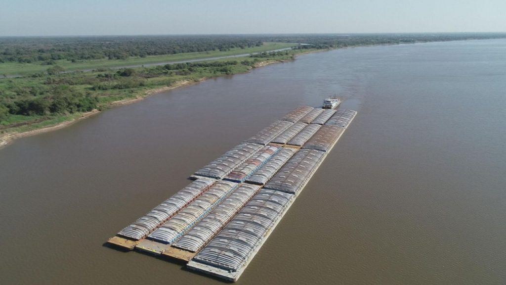 Hidrovia do Paraguai cresce 195% enquanto Paraná-Tietê perde 31% no transporte de cargas