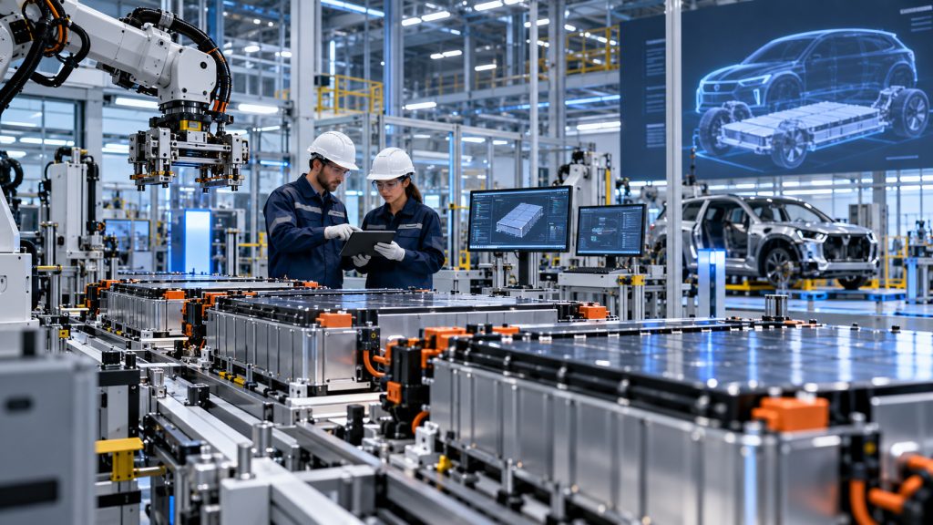 O futuro elétrico da GM depende de uma nova bateria e desta instalação O futuro elétrico da GM depende de uma nova bateria e desta instalação