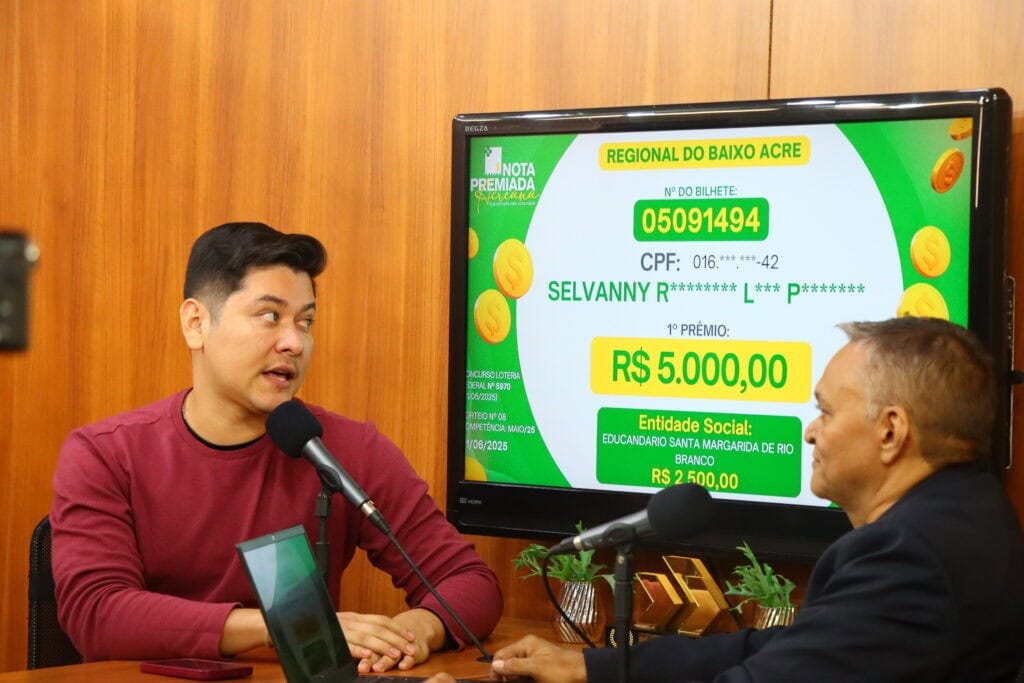 Nota Premiada Acreana ultrapassa R$ 395 milhões em arrecadação e marca dois anos de sucesso Nota Premiada Acreana ultrapassa R$ 395 milhões em arrecadação e marca dois anos de sucesso