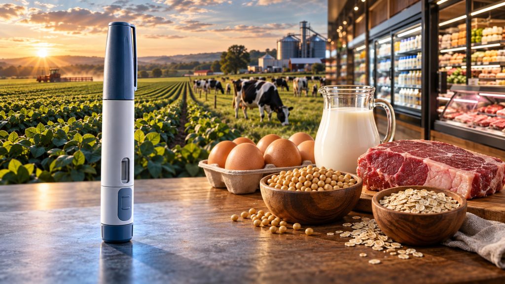 Canetas emagrecedoras mudam hábitos alimentares dos consumidores e agro mira novo mercado com 57% dos usuários pesquisados priorizando leite, carnes, ovos e grãos no Brasil Canetas emagrecedoras mudam hábitos alimentares dos consumidores e agro mira novo mercado com 57% dos usuários pesquisados priorizando leite, carnes, ovos e grãos no Brasil