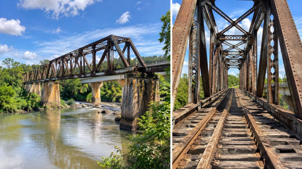Com 125 metros de aço vindo da Bélgica e dos Estados Unidos, ponte centenária virou rodoferroviária e ainda marca a engenharia de Goiás