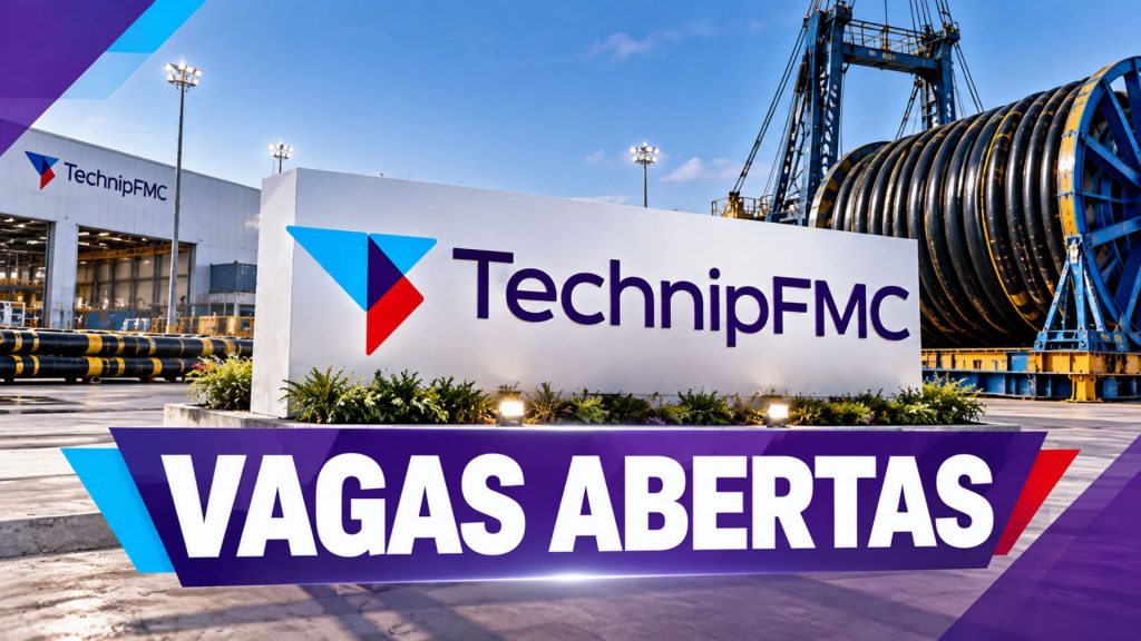 TechnipFMC abre vaga exclusiva para PcD, aceita formação técnica em sete áreas e coloca profissional na rota de tubos flexíveis gigantes