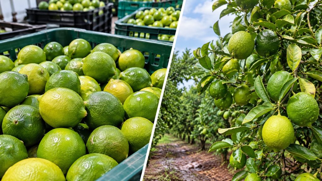 Preço do limão atravessa entressafra em um patamar muito acima do habitual depois de excesso de chuvas afetar florada e dificultar a colheita no principal cinturão citrícola do país Preço do limão atravessa entressafra em um patamar muito acima do habitual depois de excesso de chuvas afetar florada e dificultar a colheita no principal cinturão citrícola do país