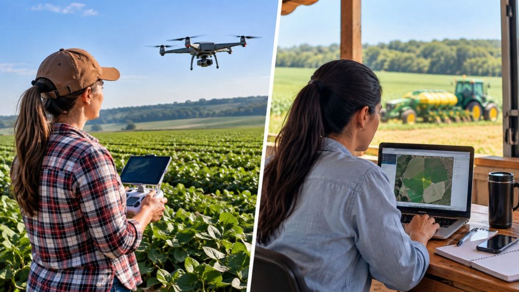 Mulheres já são 4,3 milhões nas decisões do agro, usam drones e telemetria e ainda apresentam inadimplência menor que homens Mulheres já são 4,3 milhões nas decisões do agro, usam drones e telemetria e ainda apresentam inadimplência menor que homens