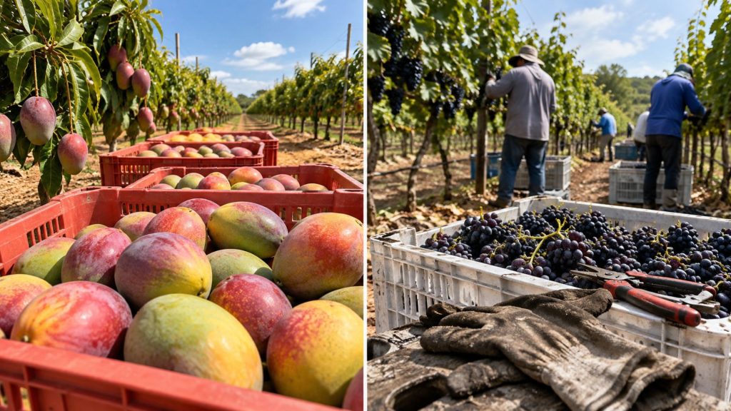 Frutas movimentam R$ 15 bilhões no Brasil, mas 69,2% dos trabalhadores enfrentam informalidade e salários médios de apenas R$ 1.458