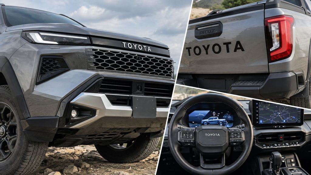Toyota Hilux surge no Brasil com motor 2.8 turbodiesel de 204 cv, câmbio automático de 6 marchas, telas de 12,3 polegadas, eletrificação no horizonte e data prevista para os motoristas brasileiros