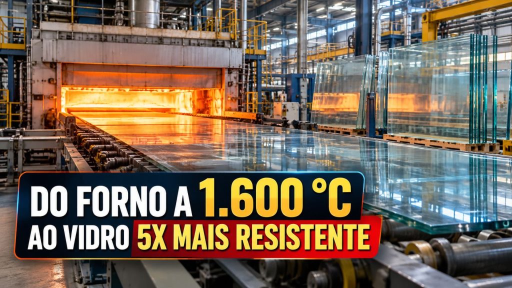 São 7.350 toneladas por dia no Brasil: 10 fornos alimentam uma cadeia com 600 processadoras, 30 mil trabalhadores e vidro temperado até cinco vezes mais resistente feito a partir de vidro fundido a cerca de 1.600 °C São 7.350 toneladas por dia no Brasil: 10 fornos alimentam uma cadeia com 600 processadoras, 30 mil trabalhadores e vidro temperado até cinco vezes mais resistente feito a partir de vidro fundido a cerca de 1.600 °C