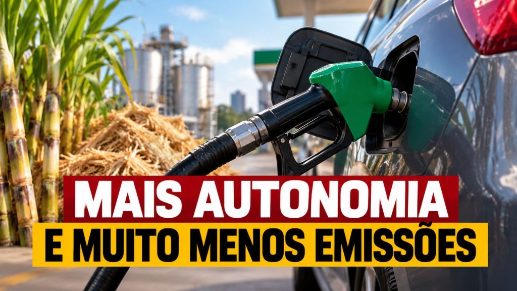 68,2% menos emissões e 8,21% mais autonomia: como uma mistura com 93% de etanol conseguiu alcançar esses números em simulação para carros flex sem exigir a troca do motor?