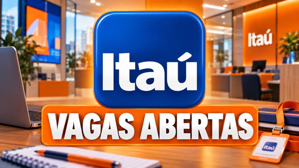 Itaú convoca interessados para estágio comercial com bolsa de R$ 2.440, jornada de 6 horas e benefícios; cadastro nacional aceita estudantes de quatro áreas e abre vagas diariamente conforme demanda das agências Itaú convoca interessados para estágio comercial com bolsa de R$ 2.440, jornada de 6 horas e benefícios; cadastro nacional aceita estudantes de quatro áreas e abre vagas diariamente conforme demanda das agências
