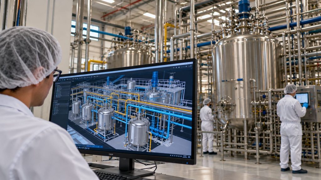 Fábrica da Novo Nordisk em Minas usou gêmeo digital para evitar R$ 900 mil em testes e economizar quase 300 mil litros de água; validação pode cair para cinco meses Fábrica da Novo Nordisk em Minas usou gêmeo digital para evitar R$ 900 mil em testes e economizar quase 300 mil litros de água; validação pode cair para cinco meses