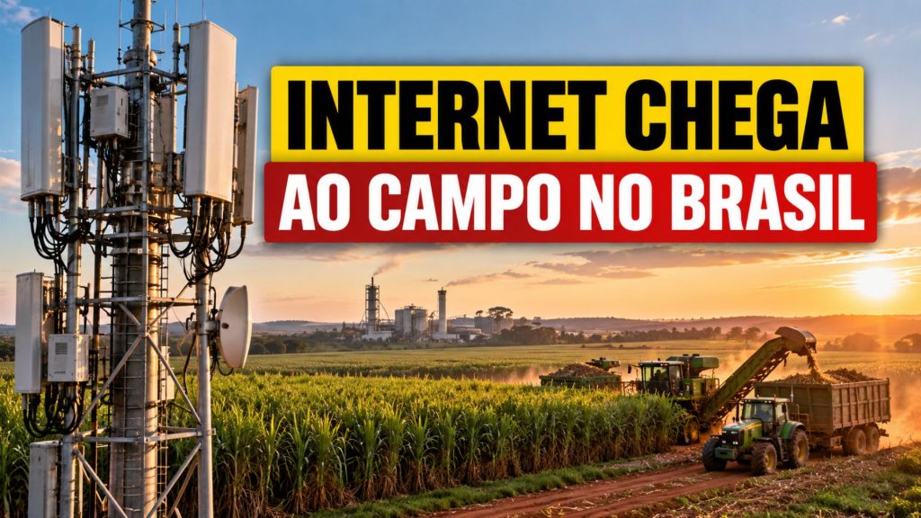 Internet chega ao campo no Brasil em escala gigantesca: parceria da Vivo com a CerradinhoBio prevê 14 torres para cobrir 1,4 milhão de hectares, e a tecnologia escolhida vai muito além do celular