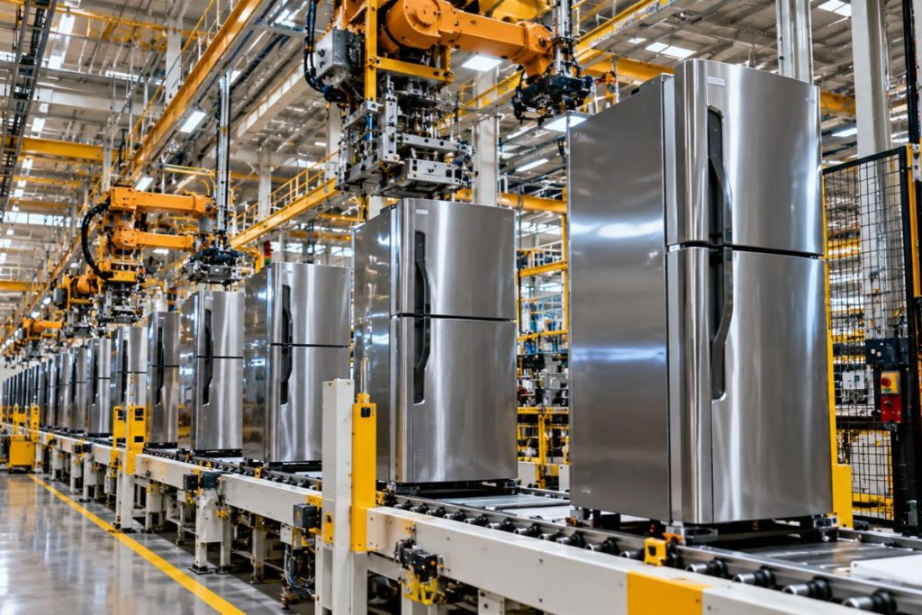 Indústria instala fábrica de R$ 1,5 bilhão no Paraná capaz de produzir mais de 230 geladeiras por hora, uma a cada 14 segundos