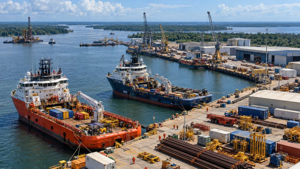 Pará e Amapá entram em disputa por base de apoio da Petrobras na Margem Equatorial após fala de Magda Chambriard sobre Belém, mas estatal admite estruturas nos dois estados