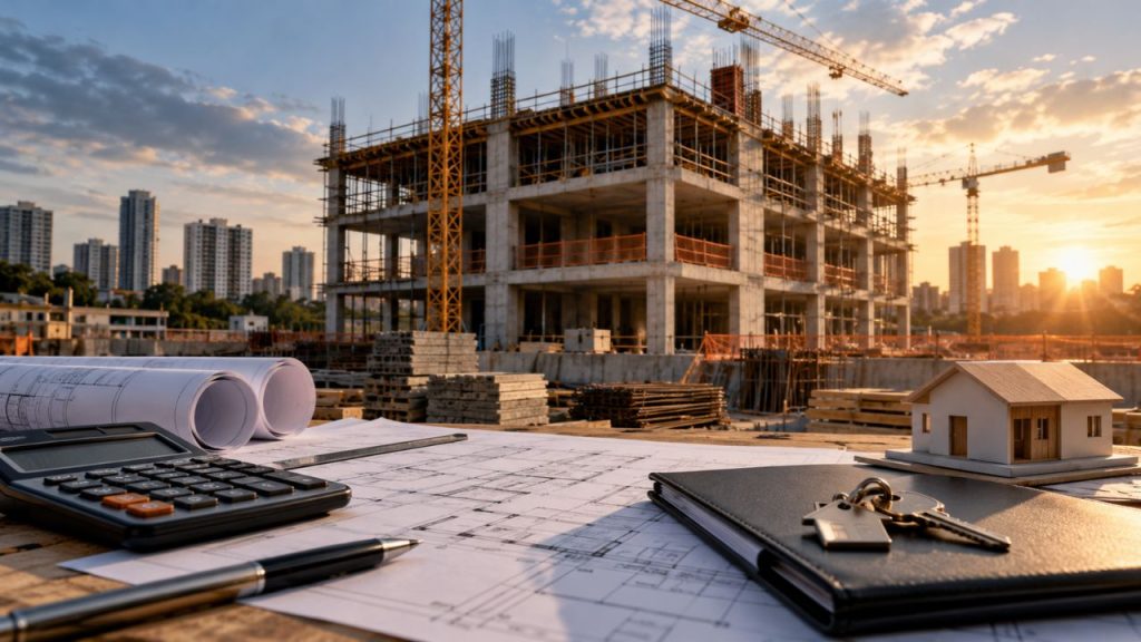 Juros elevados preocupam 4 em cada 10 empresários da construção civil e aumentam a busca por alternativas de crédito para financiar obras no Brasil