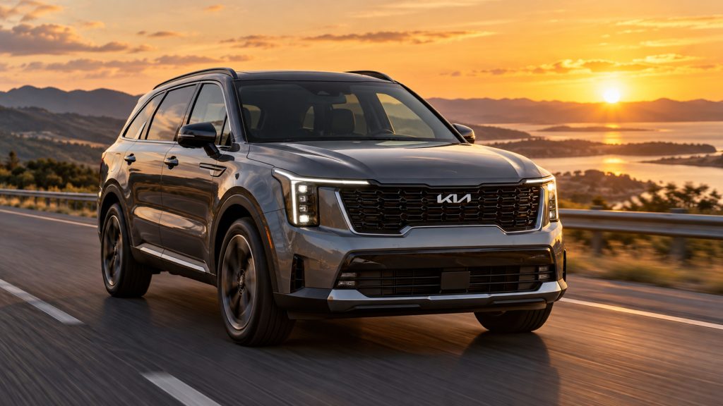 SUV de quase 2 toneladas faz 19,2 km/l na estrada e alcança 1.286 km com um tanque: Kia Sorento diesel de 7 lugares supera Jeep Commander e Haval H9 em consumo,aceleração e retomada