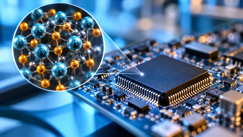 Pesquisa nos EUA modifica material usado em chips e reduz em 40% a energia exigida em processo elétrico