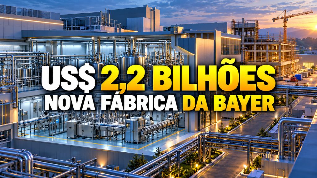 Bayer anuncia US$ 2,2 bilhões em novo complexo farmacêutico de medicamentos com com automação e previsão de geração de 600 vagas de empregos na operação e 1.500 nas obras