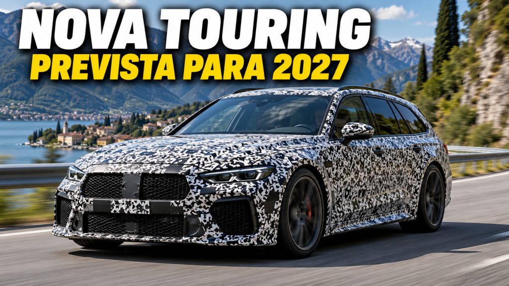 BMW prepara nova Série 3 Touring para 2027 com opções elétrica e a gasolina e protótipo já aparece em testes na Europa