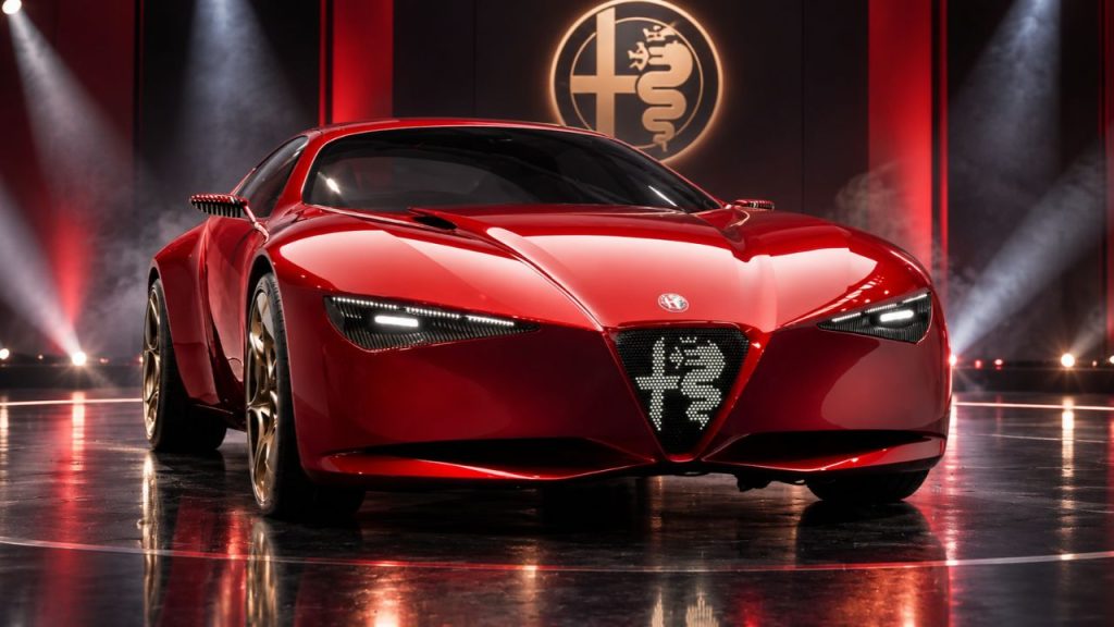 Novo Alfa Romeo Cuorerosso mantém motor V6 biturbo, mede 4,70 metros e antecipa futuro da marca com arquitetura pronta para híbridos, plug-in e elétricos Novo Alfa Romeo Cuorerosso mantém motor V6 biturbo, mede 4,70 metros e antecipa futuro da marca com arquitetura pronta para híbridos, plug-in e elétricos