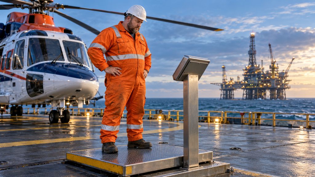 Se você pesa mais de 124 kg, não poderá embarcar: nova regra offshore pode afetar 5 mil trabalhadores no Reino Unido Se você pesa mais de 124 kg, não poderá embarcar: nova regra offshore pode afetar 5 mil trabalhadores no Reino Unido