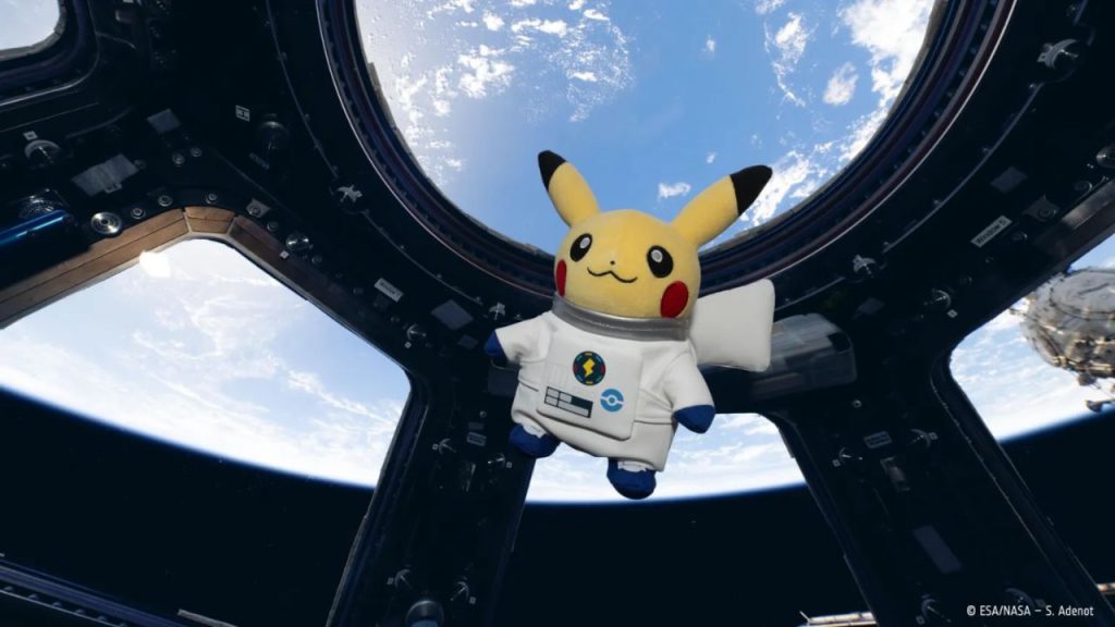 Pikachu passou 67 dias no espaço, completou cerca de 1.040 voltas ao redor da Terra e viu até 16 nasceres do sol por dia a bordo da Estação Espacial Internacional