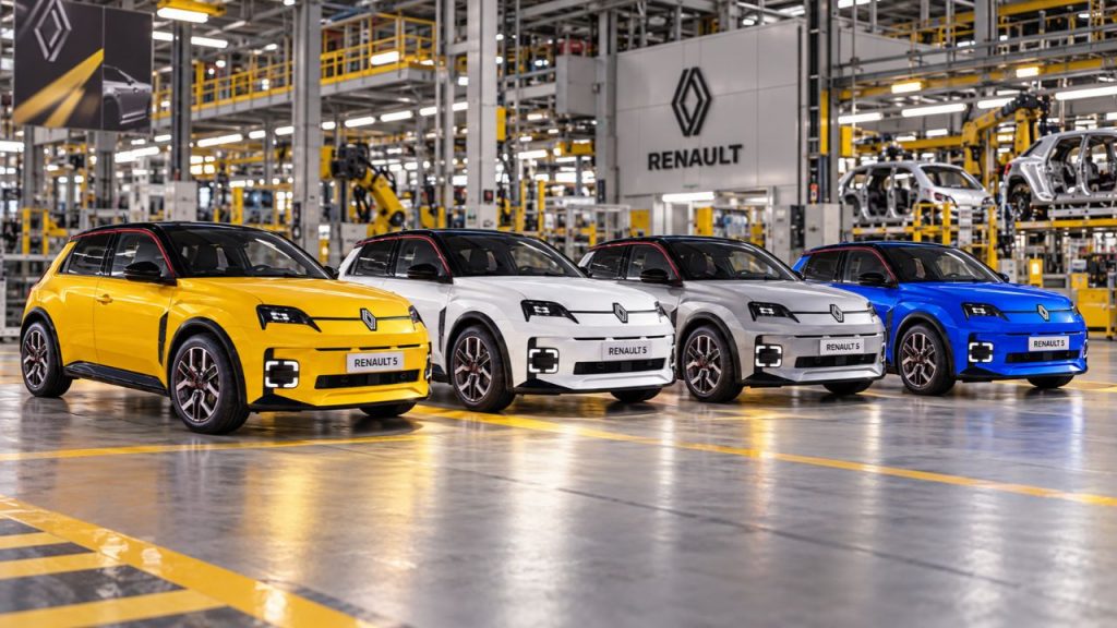 Renault prepara investimento de mais de € 10 bilhões em 5 anos na França, aposta em elétricos mais baratos e acelera produção após demanda por elétricos atingir recorde de 42%