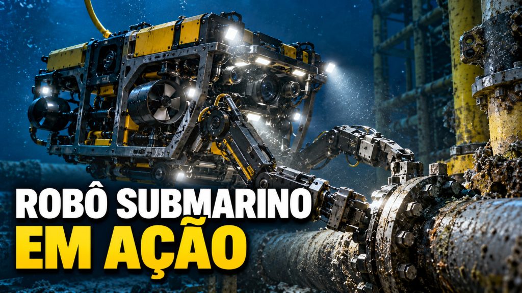 Oceaneering lança robô submarino com propulsão elétrica projetado para trabalhar até 30 dias sem manutenção e consumir até 45% menos energia
